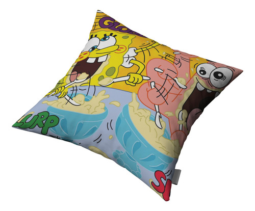 Almohadon 30x30cm Bob Esponja Personalizables #009