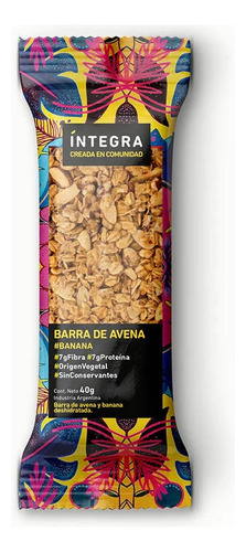 Barritas Íntegra 40g 10u Avena Y Banana