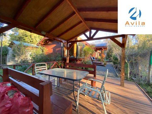 Pucón Terreno 553 M2 C/ Casa 88m2 Sector Quelhue Cod.vtin067
