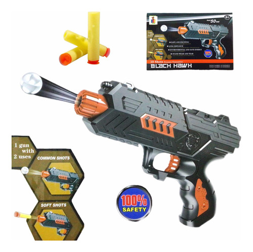 Pistola Hidrogel Y Lanza Dardos Micro Punch De Juguete M02