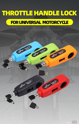 Imagen 4 de 5 de Tranca Candado Para Leva De Freno Motos