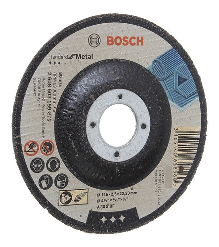 Disco De Corte Standard A 30 S Bf 4,5' Para Metal  Bosch 303