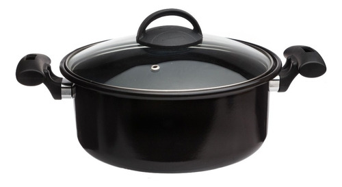 Panela Para Fogão Indução De Aço Com Ferro - 4 Litros Cor Preto