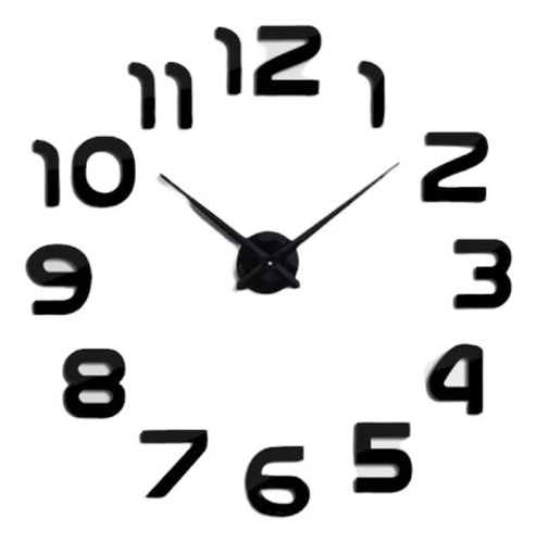 Reloj De Pared Grande Tipo Espejo 1.20mts