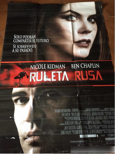 Poster Ruleta Rusa -nicole Kidman -original Con Marcas