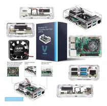 Comprar Raspberry Pi 4 Modelo B 8gb Ram Vilros Con Case Disipador