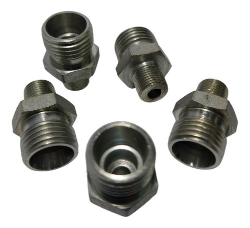 Kit 5 União Macho De Aço 10 Leve X 1/8npt