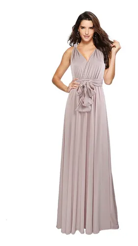 Vestidos color outlet uva largos