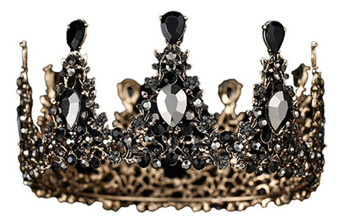 Corona Nupcial De Diamantes De Imitación Estilo Vintage
