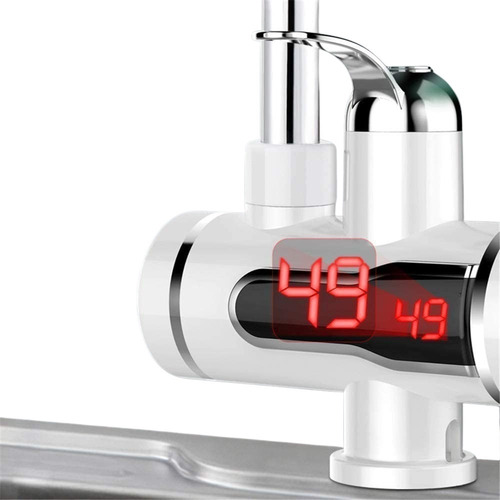 Imagen 5 de 9 de Calentador De Agua Eléctrico 110v Llave Grifo De Pared Mesón