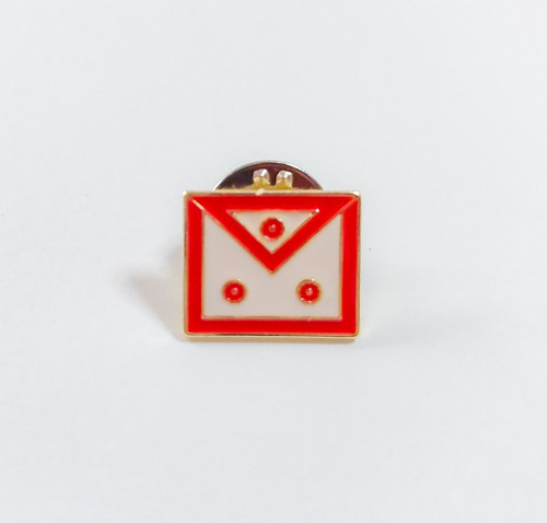 Pin Broche Avental Mestre Maçom- Vermelho