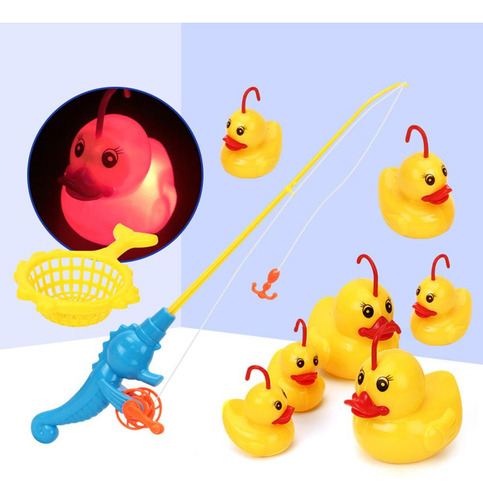 Ll Juego Pesca Patos, Juego 9 Unidades/juego Baño D