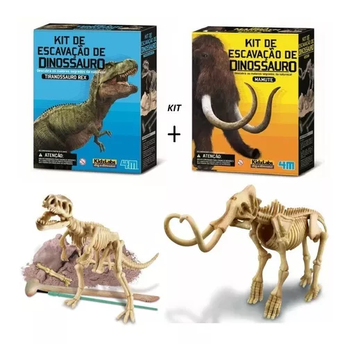 Kit de Escavação de Dinossauro Velociraptor - Educativos Brinquedos