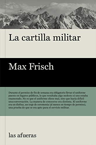 Libro Cartilla Militar La De Frisch Max Editorial Las Afuera