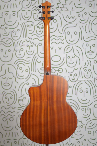 Violão Tagima Hampton Efeitos Bluetooth Equalizador Tagima X2 Smart 1 Controlado Por App Folk Cordas De Aço Tampo Maciço Com Bag