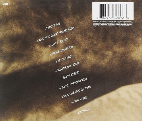Mariah Carey Emotions Cd Original (Usado)