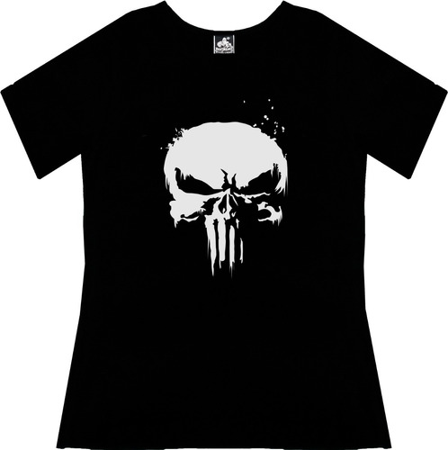 Blusa Castigador Punisher Dama Comic Tv Camiseta Urbanoz