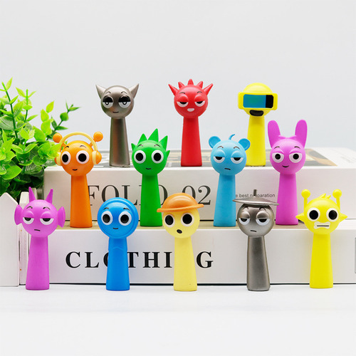 12 Figuras Sprunki Rhythm Box Para Regalos De Navidad