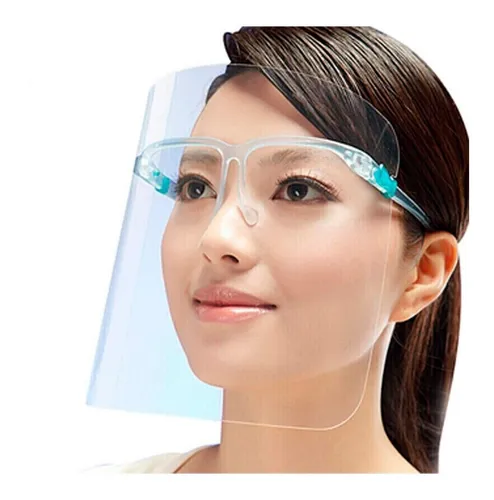 Mascarilla Careta Lentes Facial Cubre Boca Ojos Nariz 10 Pz 49.9
