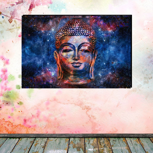 Cuadro Decorativo Buda N. 1 Colores Negro