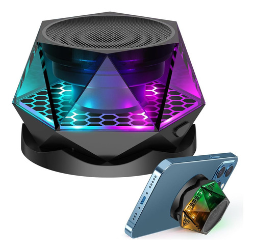 Egkimba Altavoz Bluetooth Magnético De Diamante, Pequeño Alt