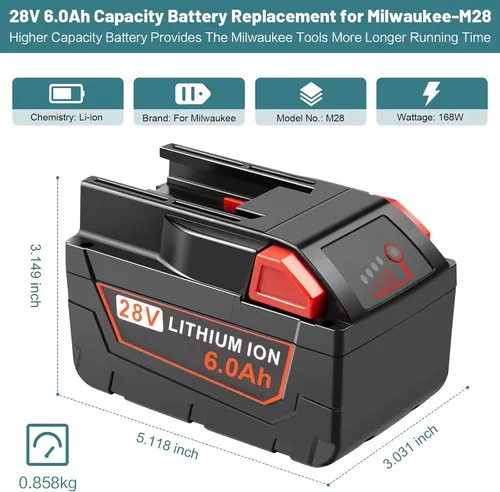 Baterias milwaukee 28v hotsell