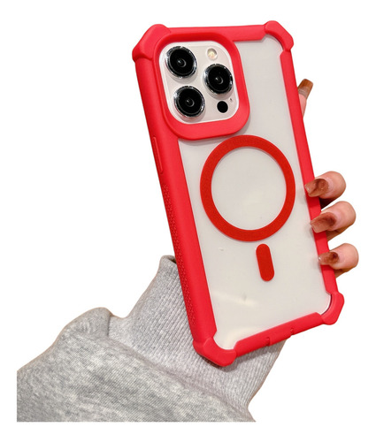 Funda Para iPhone Uso Rudo Defender 2 En 1 Con Magsafe