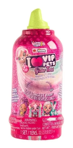 Muñeca Vip Pets Serie 2 Glitter Twist Verde Original!