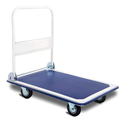 Carro Carrito Carga Plegable Plataforma Ruedas 150 Kg Atrix®