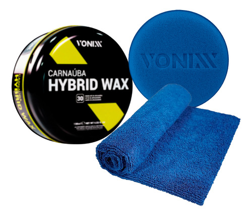 Cera Hybrid Wax Protetora 120ml Vonixx + Toalha Microfibra