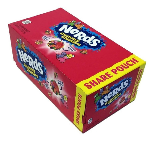 Dulces Nerds Gummy Clusters Gomitas 12 Unidades De 85gr