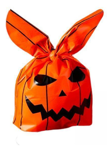 4 X 50x Bolsas De Dulces De Halloween Bolsa Naranja A