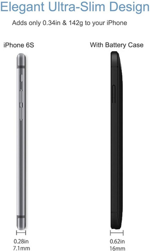 Batería Cargador iPhone 6 6s 3500mah Carcasa Envío Gratis!