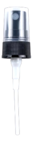Botella Poli Negra 250ml Con Atomizador De Botón (10 Pza)