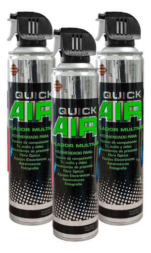 Aire Comprimido Limpieza Pack X 3 400cc Minar Cooler Gatillo