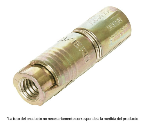 Taquete Expansivo Para Concreto 1/2  Sin Tornillo 25 Piezas