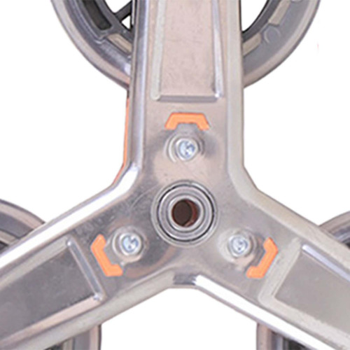 Ruedas Triangulares Para Subir Escaleras, Ruedas Naranja
