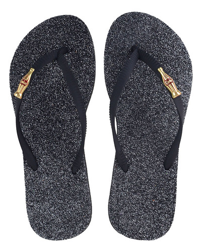 Chinelo Feminino Coca Cola Sparkle Preto - Cc3713