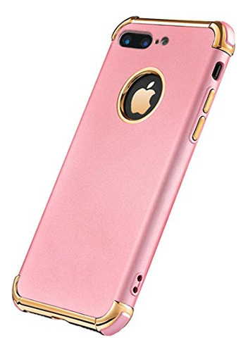 Funda Para iPhone 7 Plus Rose Delgado Flexible