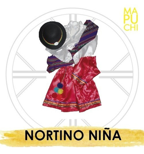 Traje Disfraz Nortino Talla 12 A 16