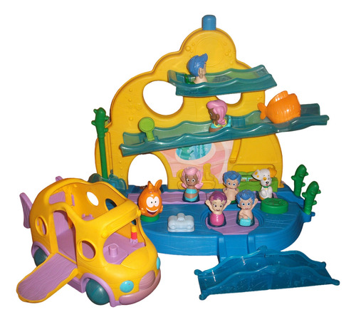 Escuela Musical Y Autobús De Los Bubble Guppies Fisher Price (Usado)