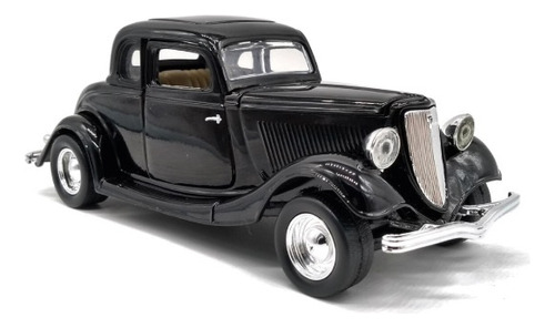 1934 Ford Coupe Motormax 1:24 Color Negro