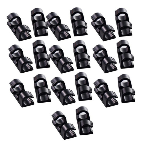 20x Clips Autoadhesivos Con Soporte De Alambre De Gota,