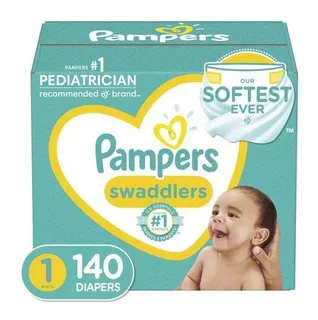 Pampers Swaddlers Pañales Bebe - Unidad a $1428