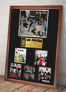 One Direction Cuadro Conmemorativo Discografía Completa