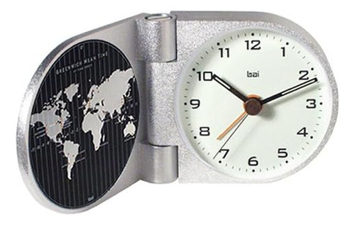 Bai World Trotter Reloj Despertador De Viaje De Aluminio Mac