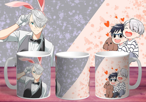 Taza Anime Yaoi - Yuri On Ice #003 - En Plástico