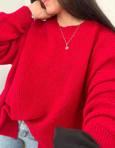 Sweater Oversize De Mujer Super Suaves Y Calentitos Pulover