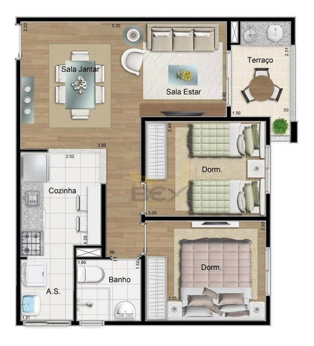 Imagem 18 de 26 de Apartamento Com 2 Dormitórios À Venda, 53 M² Por R$ 302.000,00 - Vila Santa Terezinha - Carapicuíba/sp - Ap0439