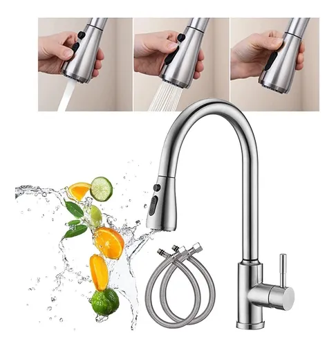 Mezcladora Para Fregadero Flexible Llave Cocina Puede Sacar